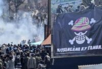 Demo di Madagaskar yang ricuh. (Dok istimewa) 