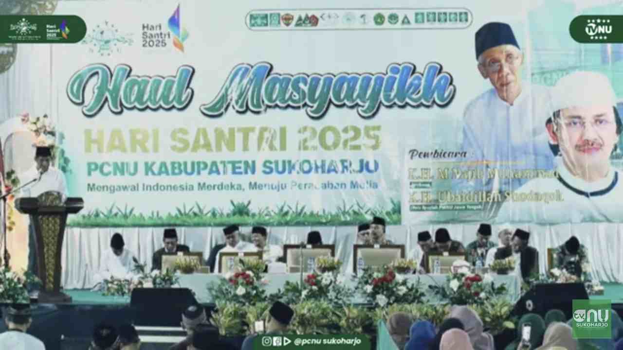 Haul Masyaikh di Hari Santri: KH Ubaidillah Shodaqoh Tegaskan NU Penentu Arah Bangsa