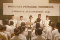 POV: Kongres Sumpah Pemuda 1928 di Jakarta. (gambar: pinterest.com) 
