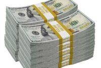Ilustrasi mata uang dolar AS. (gambar: pinterest) 