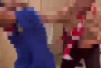 Tangkapan layar video perundungan di SMPN 1 Blora. (Sumber: Instagram @bloraupdates1) 
