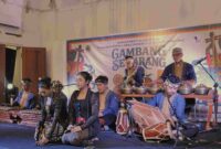Penampilan Gambang semarang oleh UKM Kridha Laras Universotas Negeri Semarang. (dok pribadi)