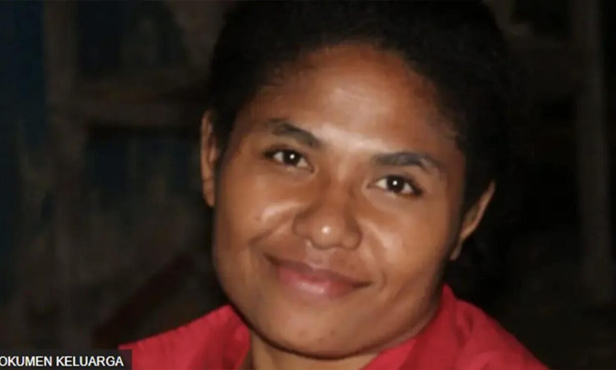 Mendiang Irene Sokoy. (Foto: Dok. Keluarga)
