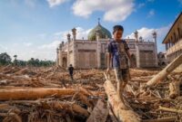 Kondisi paska banjir di Sumatera. (Sumber gambar: rancakmedia) 