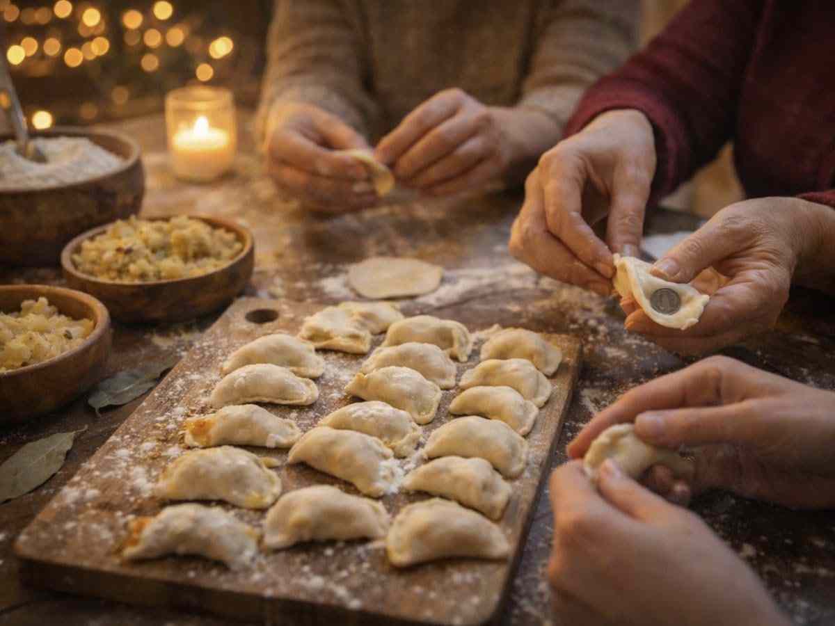 Tradisi Unik Rusia: Makan Pangsit Berisi Ramalan Nasib