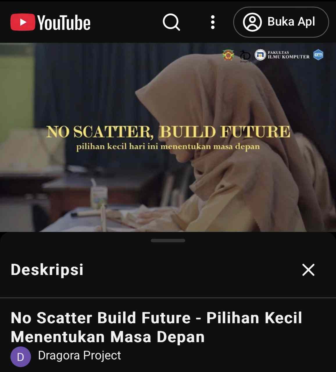 No Scatter, Build Future! Cara Anak Komunikasi Udinus Lawan Judi Online lewat Film Pendek