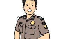 Ilustrasi polisi RI. (Gambar: pngtree) 
