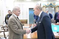 Menteri Rosan diterima PM Shehbaz Sharif di Kediaman Resmi Perdana Menteri Pakistan. (Dok.KBRI Islamabad) 

