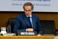 Kepala Badan Energi Atom Internasional (IAEA), Rafael Grossi. (CNN Indonesia) 