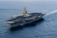 Kapal induk Amerika Serikat, USS Abraham Lincoln. (Gambar; CNN Indonesia) 