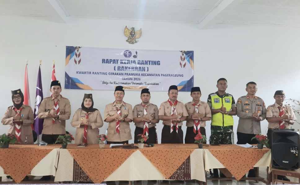 Semangat Pramuka Makin Ngegas! Rakerran 2026 Kwarran Pagerageung Digelar di Bulan Ramadan