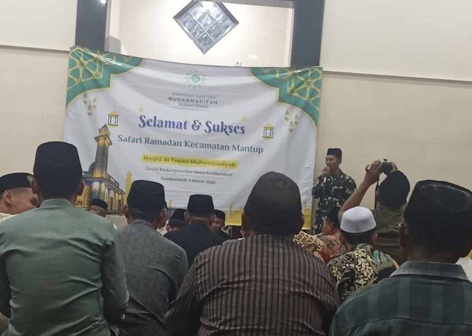 Danramil Mantup Ajak Masyarakat Jaga Ketertiban Selama Ramadhan