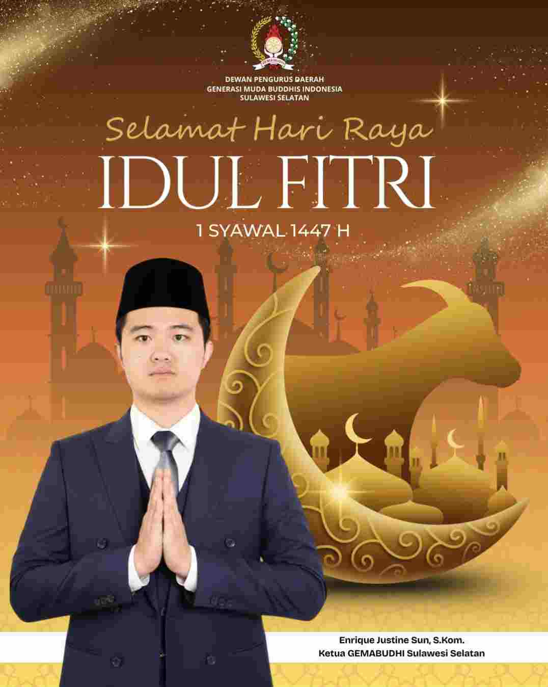 Idul Fitri, GEMABUDHI Sulawesi Selatan Tegaskan Meneguhkan Toleransi, Merawat Kebersamaan