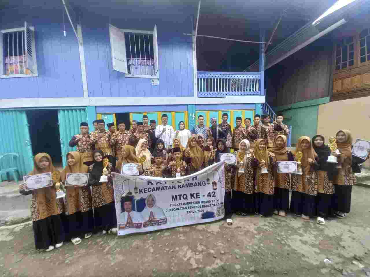 Kecamatan Rambang Raih Juara Umum III MTQ Kabupaten Muara Enim, 16 Peserta Sabet Prestasi