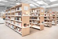 Ilustrasi perpustakaan. (Sumber: Pinterest) 