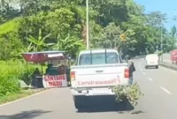 Mobil Program KDKMP Mogok di Salatiga viral di media sosial. (Foto: Tangkapan Layar akun instagram @d10n_w4hyu)
