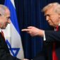 Presiden Amerika Serikat Donald Trump bersama Perdana Menteri Israel Benjamin Netanyahu. (Foto: AFP/ CNN Indonesia) 
