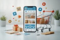 Ilustrasi belanja online. Gambar: pinterest