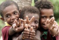 Anak-anak Papua. (Ilustrasi: pinterest) 