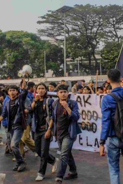 Mahasiswa USM Turun ke Jalan, Suarakan Kritik untuk Pemerintah