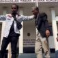 Detik-detik Ahmad Husen menangis meminta eks Bupati Pati Sudewo bebas dari dakwaan. (SC dari @portal semarang) 
