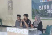 Sambutan dan pemaparan pemanfaatan limbah kulit kopi dan kulit pisang menjadi bio briket oleh Raka Selaksa Charisma Muchammad didampingi Sekretaris Desa Kalipucang. (5/6/2026)