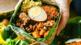 Nasi Berkat. (Gambar: Pinterest) 