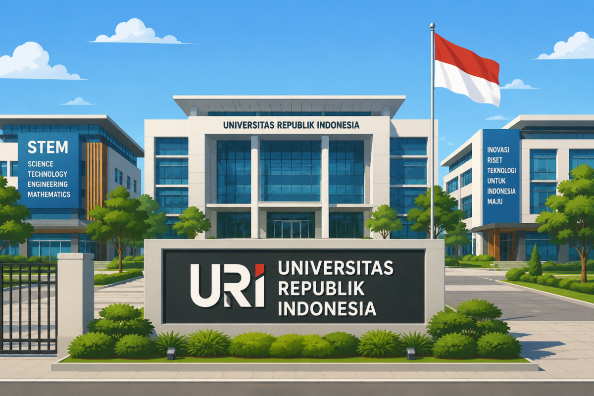 Gambar ilustrasi Universitas Republik Indonesia (URI) dihasilkan dari chatgbt. (dok.suaramuda.net) 
