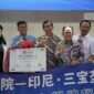 Direktur Utama PDAM Kota Semarang Ady Setiawan, bersama jajaran Polines dan Pemerintah Guizhou. (ANTARA/HO-PDAM Kota Semarang) 