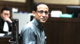 Mantan Mendikbudristek Nadiem Makarim. (Gambar: Dery Ridwansah/ JawaPos.com)