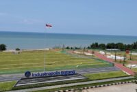 Suasana Industropolis Coastal Rest Area dengan panorama Laut Jawa yang memesona, di KEK Industropolis Batang. (Heri Kisyanto/ rri.co.id) 