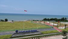 Suasana Industropolis Coastal Rest Area dengan panorama Laut Jawa yang memesona, di KEK Industropolis Batang. (Heri Kisyanto/ rri.co.id)