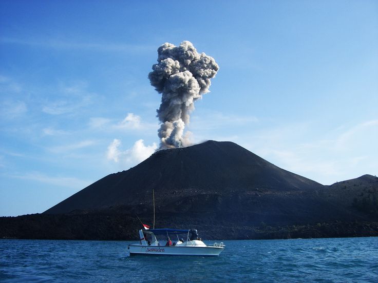 Gunung Anak Krakatau (Dyah Woro/ pinterest) 
