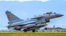 Pesawat tempur buatan China, Chengdu J-10CE. (Gambar: Pinterest) 
