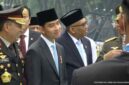 Jenderal Listyo Sigit Prabowo sempat mendampingi Presiden Prabowo Subianto dan Wakil Presiden Gibran Rakabuming dalam peringatan Hari Kesaktian Pancasila di Lubang Buaya, Jakarta Timur, sebelum DPR mengumumkan proses pemberhentiannya dari jabatan Kapolri pada Kamis (1/10/2026)./ kompas.com
